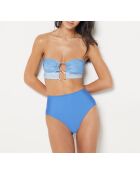 Rumba blauw bikinibroekje met hoge taille