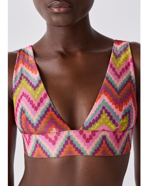 Soutien-gorge triangle sans armature et sans coque Muses multicolore