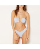 Nouba himmelblauer Stirnband-BH ohne Bügel und ohne Schale