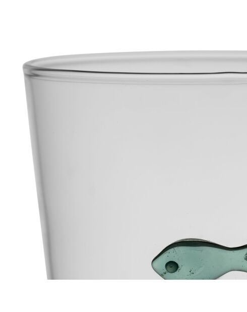 Gobelet poisson Été-Mer turquoise - 35 Cl