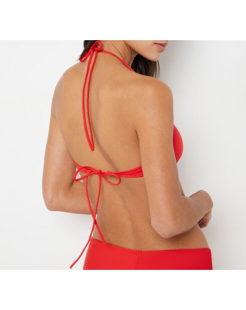 Soutien-gorge triangle sans armature et sans coque Sables rouge