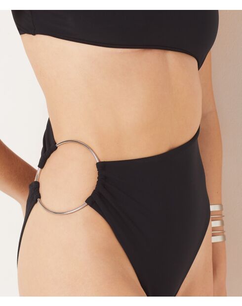 Traje de baño de 1 pieza sin marco, 1 en concha de paea negra