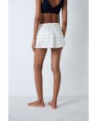 Ecrufarbene Shorts Bobby