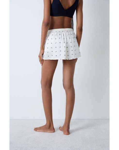 Ecrufarbene Shorts Bobby