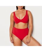 Sculpt Lyc roter Triangel-BH mit Bügel und ohne Schale