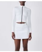 Weißes Langarmshirt Iota