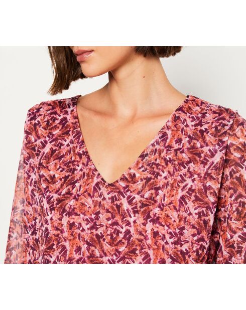 Patus veelkleurige jurk met print