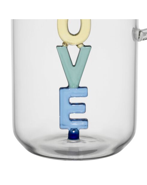Pichet Love Colorea multicolore - 1 L /H: 23 cm
