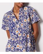 Babo blaugrünes Druckkleid