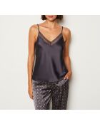 Dreiteiliger Schlafanzug Tarsy Charcoal