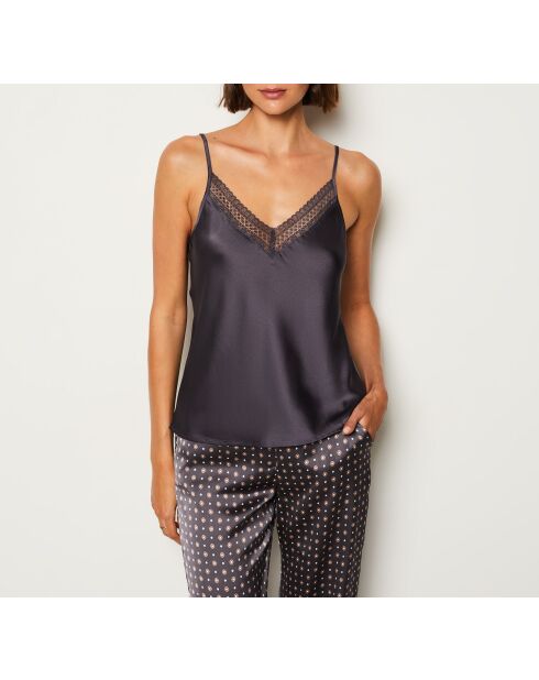 Dreiteiliger Schlafanzug Tarsy Charcoal