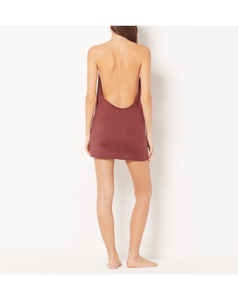 Glitzerndes burgunderfarbenes Granat-Nachthemd