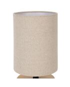 Filen Lampe natürlich und beige - 13,5 x 23 cm