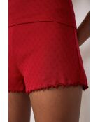 Rode korte broek van Pollin