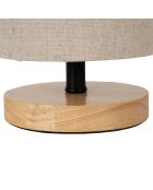 Filen Lampe natürlich und beige - 13,5 x 23 cm