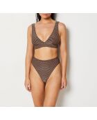 Sujetador triangular de cobre Bassa sin aros y sin carcasa