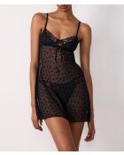 Camicia da notte nera Declaration Flock