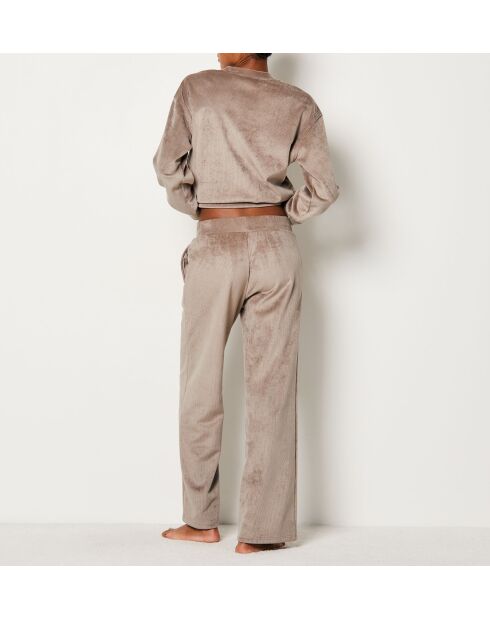 Pantalon Lorena taupe