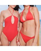 Mahina rood badpak uit één stuk zonder frame zonder schelp