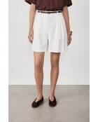 Ecrufarbene Shorts Sammy