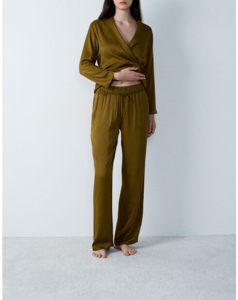 Pantaloni Naike color oliva kaki