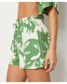 Shorts Jubika con stampa blu verde