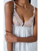 Camicia da notte bianca Promise