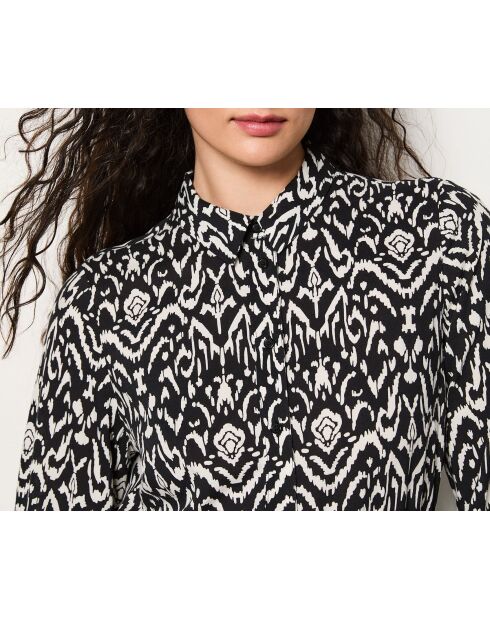 Robe Erebe imprimé anthracite