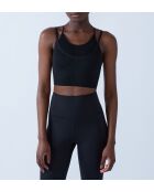 Sujetador negro con aros Eclipses