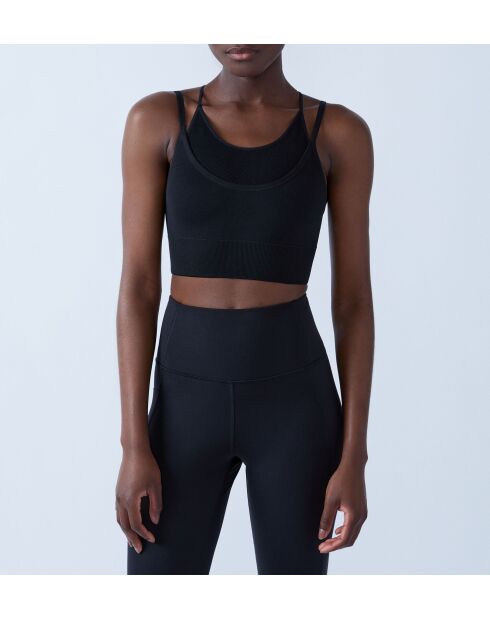 Sujetador negro con aros Eclipses