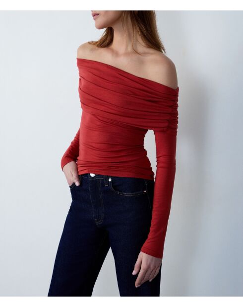 T-shirt van Final terracotta