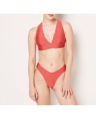 Soutien-gorge triangle sans armature et sans coque Caleta terracotta