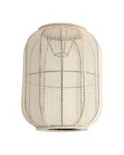 Enigma ecru niet-geëlektrificeerde ophanging - H: 35 cm