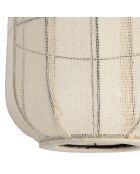 Enigma ecru niet-geëlektrificeerde ophanging - H: 35 cm