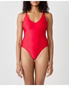 Negara Fushia einteiliger Badeanzug