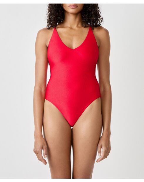 Negara Fushia einteiliger Badeanzug