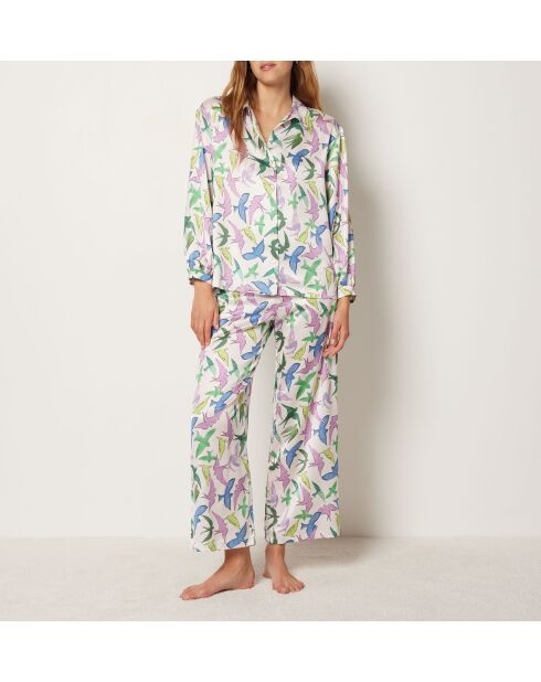 Janna broek met veelkleurige print