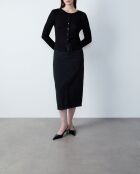 Gitta schwarze Strickjacke