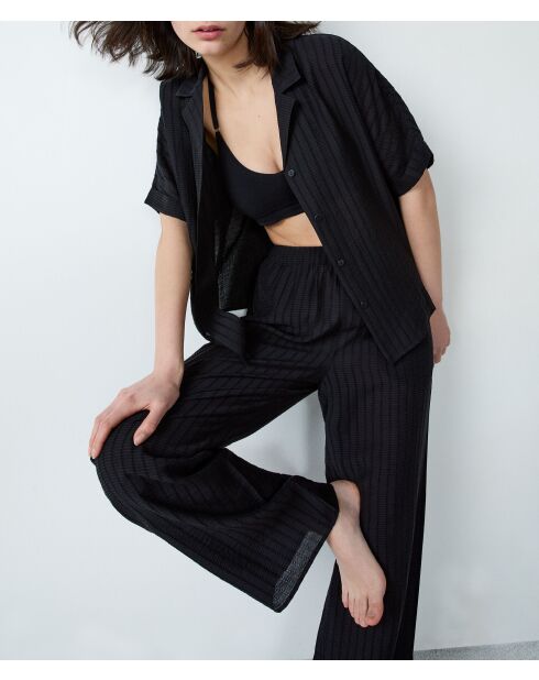 Wailly schwarzes Hemd