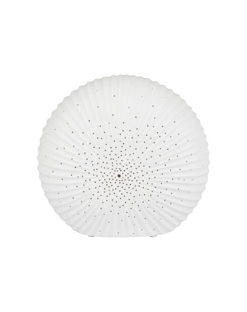 Essencia weiße Scheibenlampe - 22xh20 cm