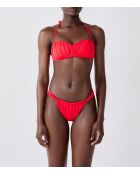 Braguitas de bikini brasileñas rojas High Leg Luarca