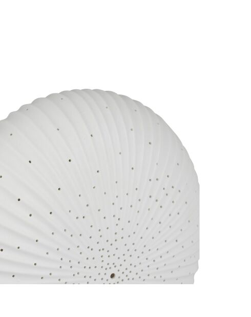 Essencia weiße Scheibenlampe - 22xh20 cm