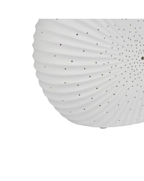 Essencia weiße Scheibenlampe - 22xh20 cm