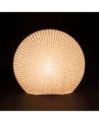 Essencia weiße Scheibenlampe - 22xh20 cm