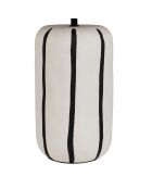 Lamp Paese zwart en ecru - 25 x 46 cm