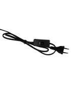 Lamp Paese zwart en ecru - 25 x 46 cm