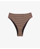 Bassa Bikinihose aus Kupfer mit hoher Taille