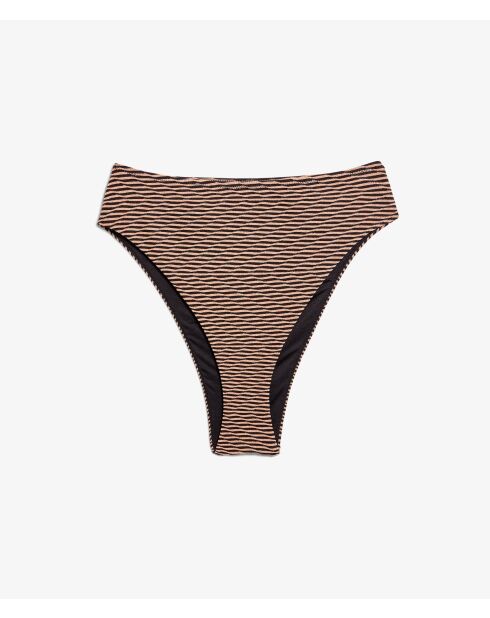 Bassa Bikinihose aus Kupfer mit hoher Taille