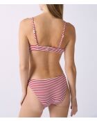 Celestes rode klassieke bh met beugel en zonder schelp