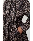 Parka met luipaardprint Charlotte